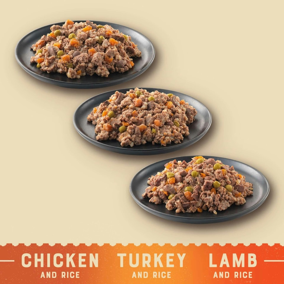image 1 of James Wellbeloved Adult Dog Food Loaf Variety Pack 400G X 12