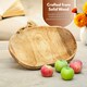 image 7 of Marco Paul Wooden Pumpkin Decorative Tray 30cm Autumn Centrepiece Brown