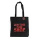 image 1 of Just One More Shop Tote Bag Black