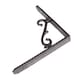 image 3 of Hammer & Tongs Scroll Iron Shelf Bracket - D155mm - Raw