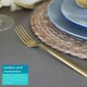 image 2 of Argon Tableware Stainless Steel Dinner Forks - 19.5cm - Gold - Pack of 12