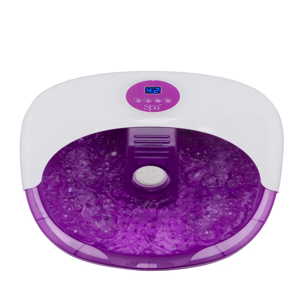 image 1 of Sensio Spa Luxury Foot Spa Massager Digital Screen Temperature Control 9 Pedicure & 3 Massage Accessories