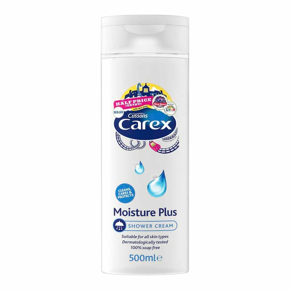 Carex Moisture Plus Shower Cream 500ml x 6