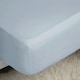 image 2 of Belledorm 400 Thread Count Egyptian Cotton Extra Deep Fitted Sheet - Duck Egg Blue - Double
