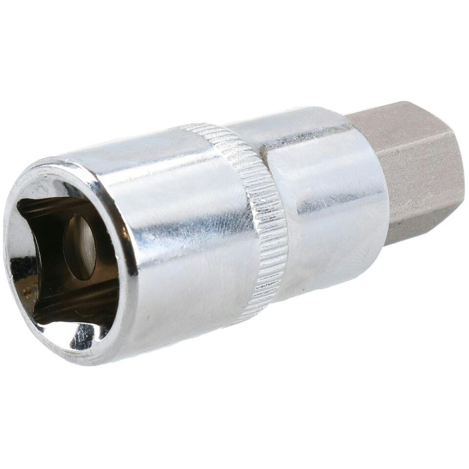 image 1 of 14mm Hex Bit Metric Allen Socket Male 1/2" Drive 55mm Length Strengthened Tip