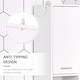 image 7 of HOMCOM Bathroom Floor Storage Cabinet Slim Tallboy w  Door Cupboard & Shelves For Living Room, Bedroom, Hallway White