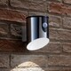 image 2 of Auraglow Battery Powered PIR Motion Sensor Wall Light - HIXON | Clear | Stainless Steel