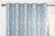 image 2 of Sade - Fully Lined Floral Curtains - Eyelet - Polycotton (Blue, 46'' x 72'' - 117cm x 183cm (Pair))