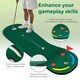 image 7 of COSTWAY Golf Putting Set Golf Practice Three Putting Mat
