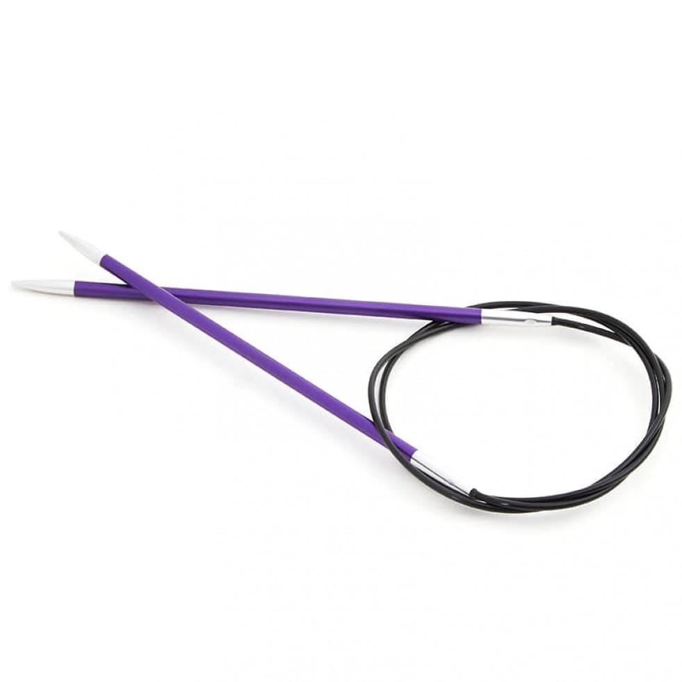 KnitPro ZING F/CIRC 25X3.75 - Zing: Knitting Pins: Circular: Fixed: 25cm x 3.75mm