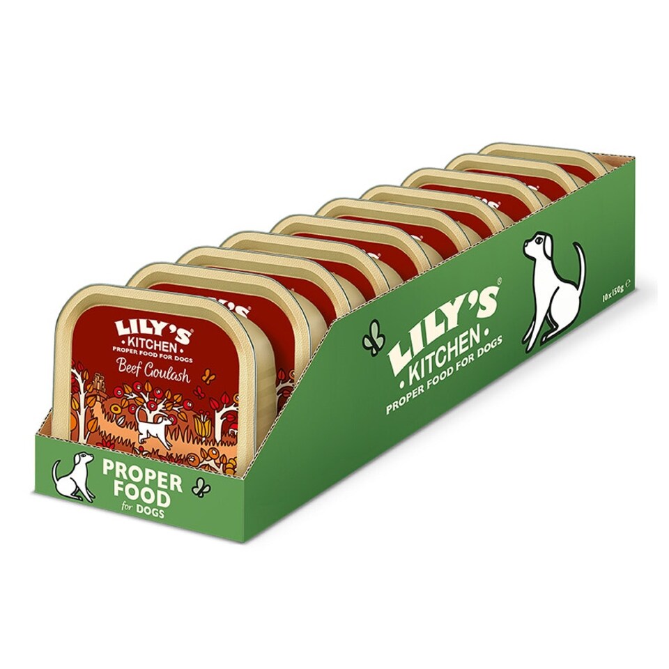 image 1 of Lily's Kitchen Beef Goulash for Dogs 150g (Pack of 10)