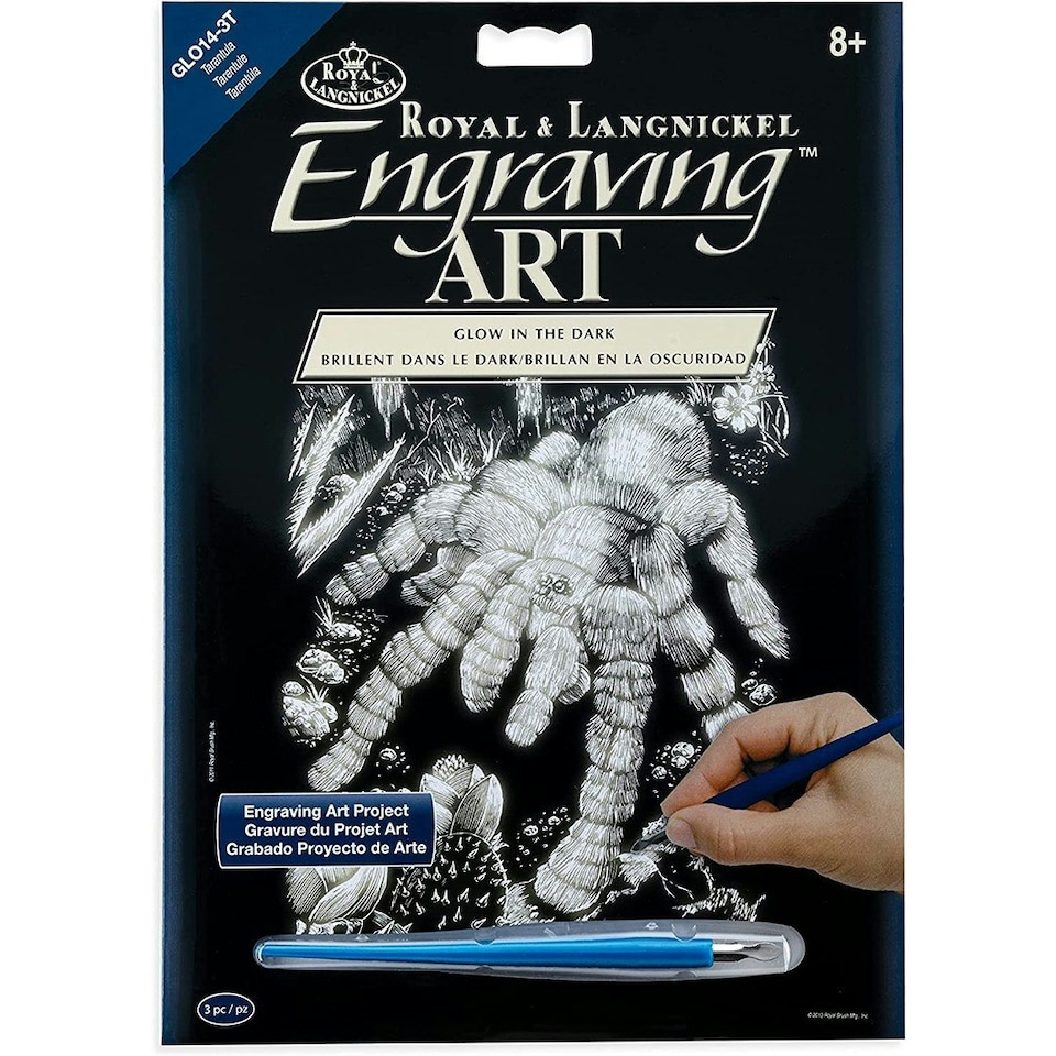 image 1 of Royal & Langnickel Engraving Art Glow Tarantula