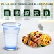 image 3 of ECONX 7oz Disposable Blue Vending Water Cooler Drinking Cups Plastic Strong Drinking Glasses 100pc