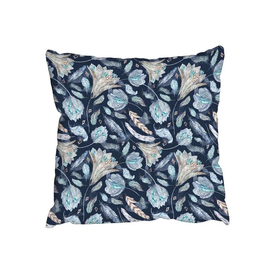 Cushions - Boho Chic Indigo Pattern (Cushion) | Multi