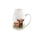 image 1 of Highland Cow & Calf Small Porcelain Serving Jug