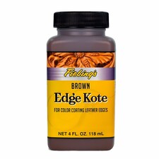 Fiebing's Edge Kote - Leather Edge Sealer and Finisher 4oz | Brown | Brown