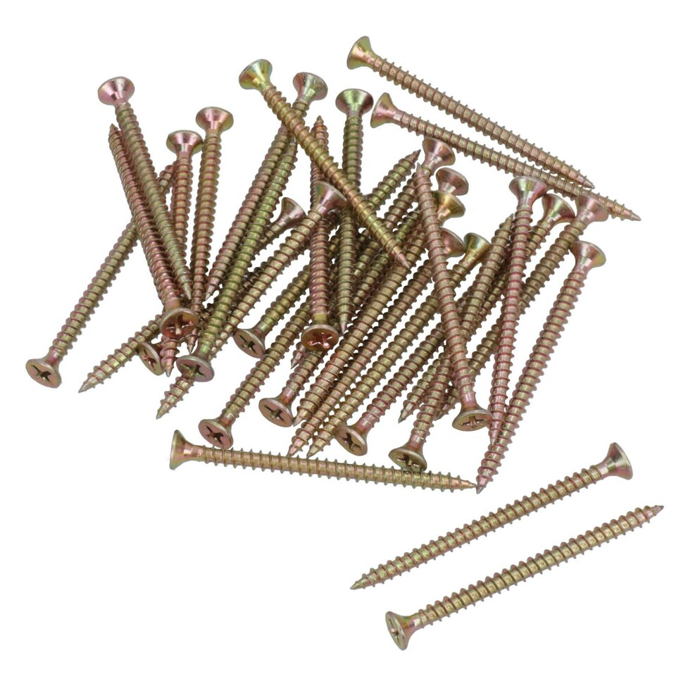 image 1 of Countersunk Multi Purpose Chipboard Wood Timber Screws 50mm Long 70pc
