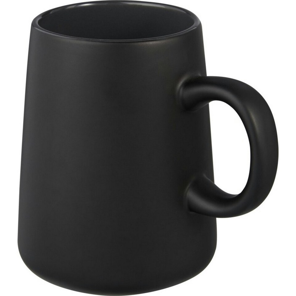 image 1 of Unbranded Joe Ceramic 450ml Mug - Solid Black - One Size