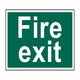 image 2 of Scan Sign: Fire Exit - Multi Colour - 300 x 200mm