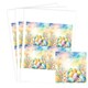 image 1 of Easter Eggs Square Stickers 95mm - Sheet of 4