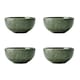 image 1 of Mikasa Dip Bowl Set Green Stoneware 10cm Set of 4 | Green