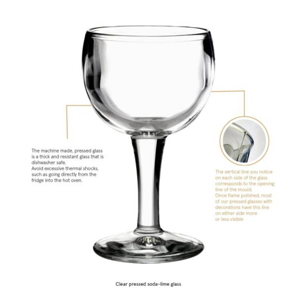 image 1 of Wine Glass: 1 x 26cl La Rochere Ballon Large Stemmed Wine Glass, Glass | Clear | 1