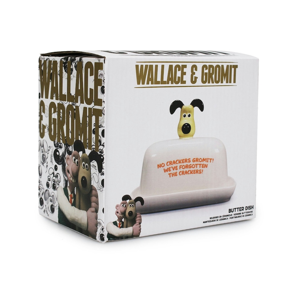 image 1 of Butter Dish Boxed - Wallace & Gromit