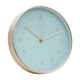 image 2 of Interiors by Premier Versatile Gold And Mint Green Finish Wall Clock, Functional And Stylish Indoor Clock, Wall Clock For Outdoor