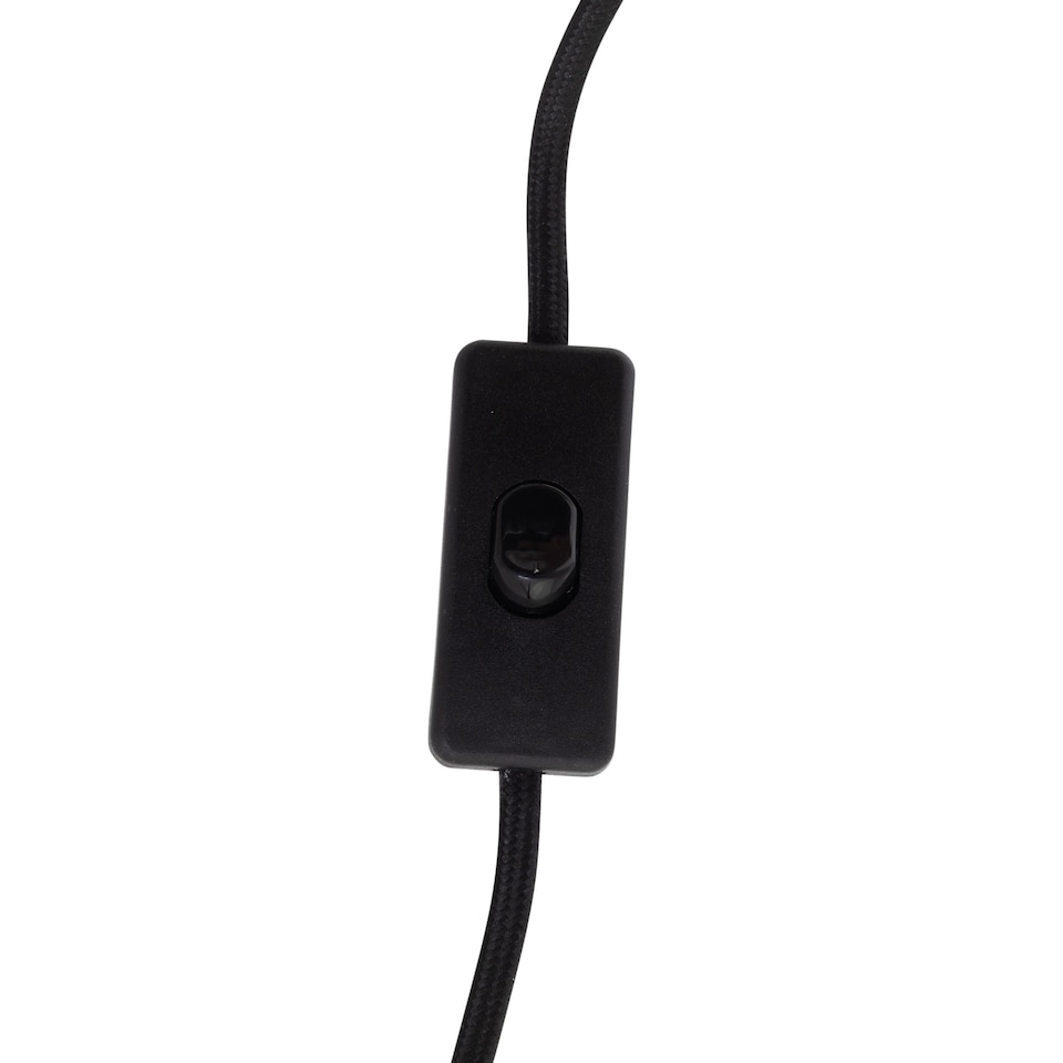 image 1 of Set of 2 Victoria - Black Plug in Wall Lights Frosted Glass Shades | Black | White | 2