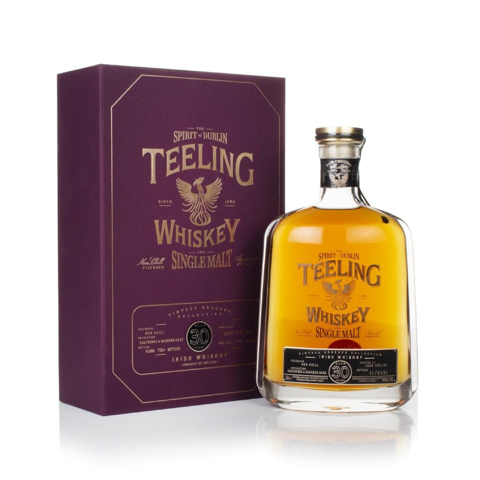 image 1 of Teeling - Irish Single Malt 1991 30 year old Whiskey | Multi | Bourbon | 1