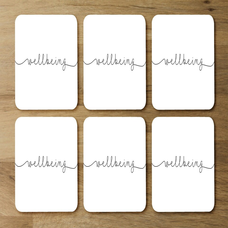 image 1 of Text Wellbeing (Coaster)