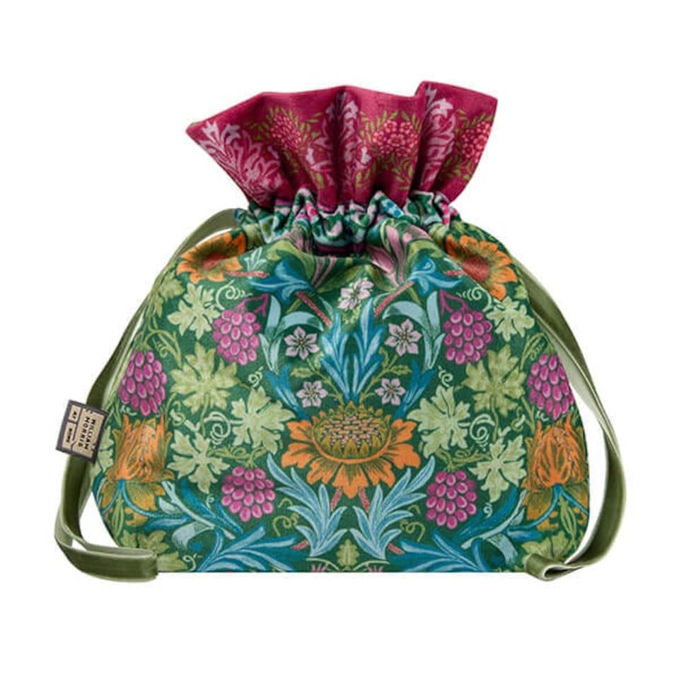 image 1 of William Morris At Home Sunflower Swan Hand Cream & Soap Set in Velvet Pouch