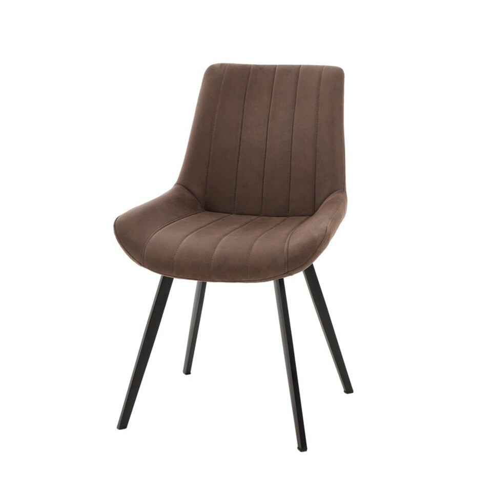 image 1 of Malmo Dining Chair - L57 x W49 x H86 cm - Coffee Brown