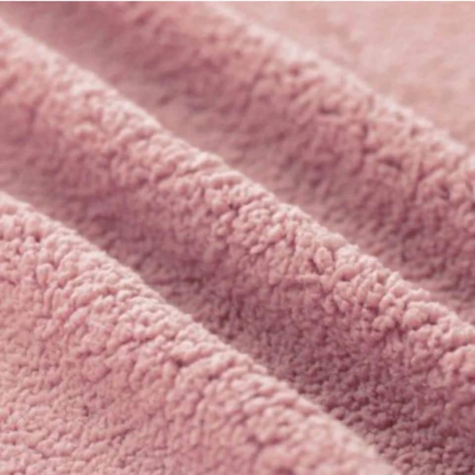 image 1 of Soft Pink Teddy 5 Panel Headboard | Pink | 5FT King 20"inch Headboard