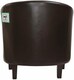 image 3 of Tub Chair Faux Leather Arm Chair