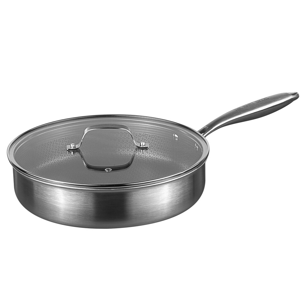 image 1 of Hairy Bikers HexGuard 28cm Saute Pan with Glass Lid