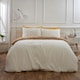 image 1 of OHS Reversible Soft Teddy Fleece Duvet Cover and Pillowcase Bedding Set, Double - Cream/Latte
