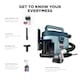 image 8 of Shark EveryMess Portable 3-in-1 Stain Eliminator, Wet Vac & Dry Vac VX110UK Blue