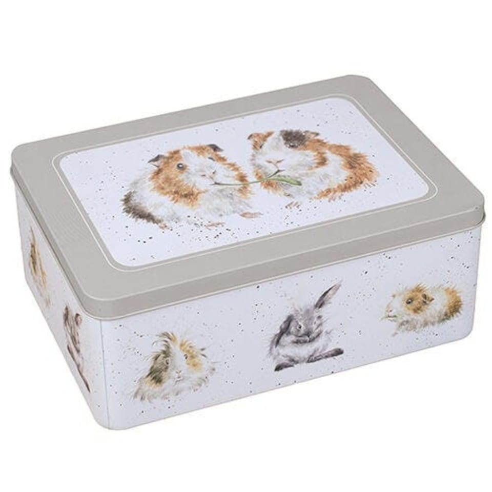 image 1 of Wrendale Designs Guinea Pigs Rectangular Tin