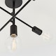 image 5 of Studio 5 Light Semi Flush Light Matt Black, E27