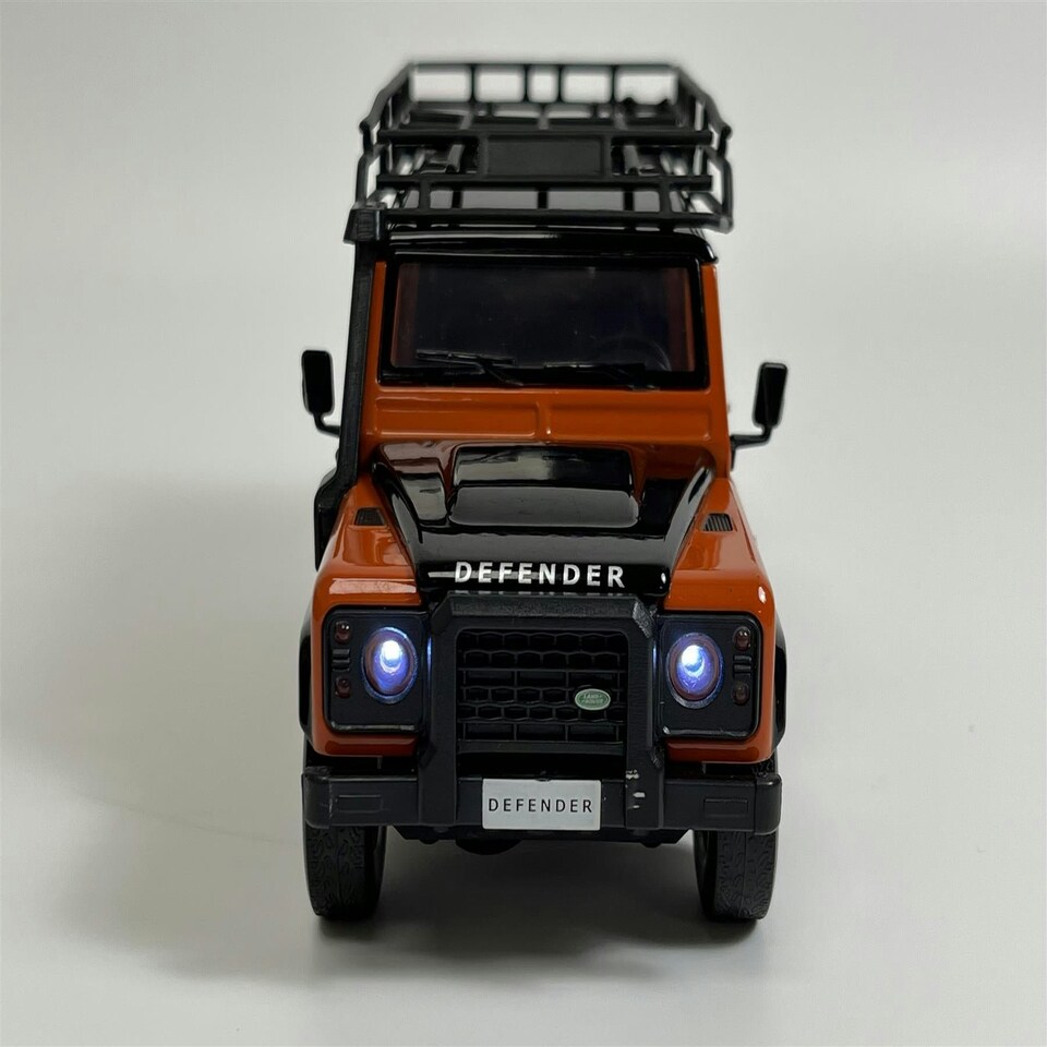 image 1 of Land Rover Defender 110 Orange LHD 1:32 Light & Sound Tayumo 32105010