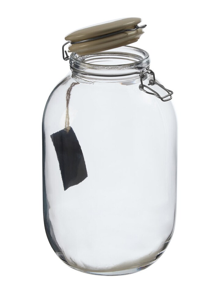image 1 of Grocer Large Glass Storage Jar 4200ml