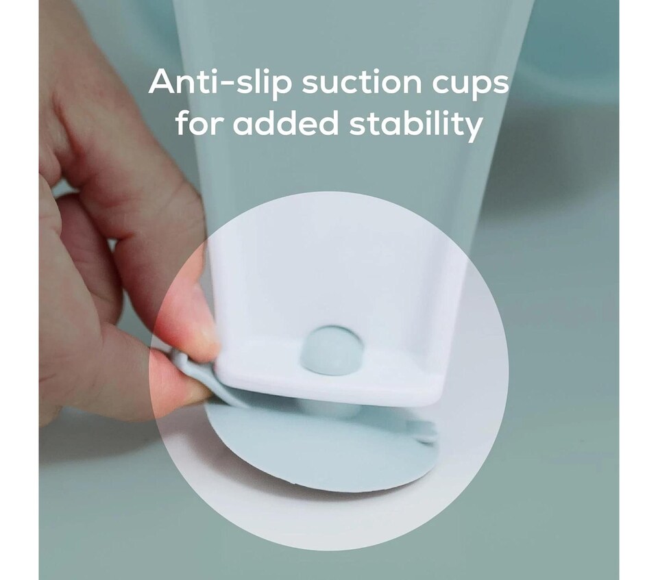 image 1 of Angelcare Baby Bath Seat Soft Touch Aqua Infant Support Safe