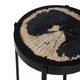 image 3 of Relic Side Table With Resin Powder Coated Frame Black