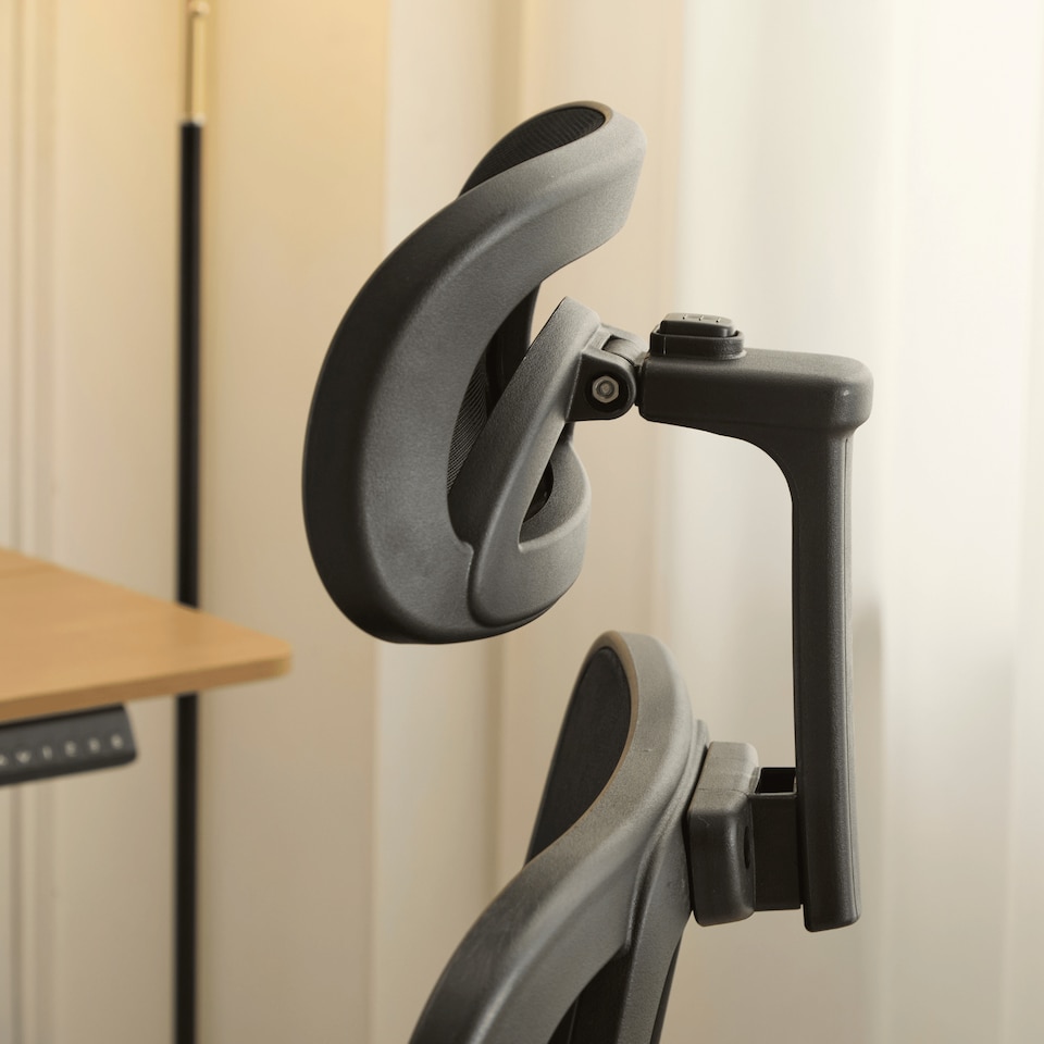 image 1 of Breathable Office Chair Adjustable Armrest and Headrest Silent Casters