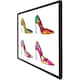 image 2 of Geometric high heels (Picutre Frame) Black | XS