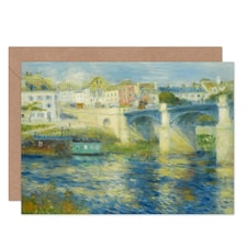 Renoir Bridge At Chatou Painting Fine Art Art Card
