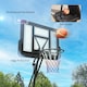 image 9 of SPORTNOW Basketball Hoop Outdoor, Height Adjustable Basketball Hoop and Stand with Rebound System, Weighted Base, Portable on Wheels, 2.45-3.05m, for Teens, Juniors, Adults, Black