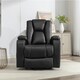 image 2 of Hartville Electric Lift Assist Riser Recliner with Massage and Heat - Black