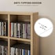 image 5 of HOMCOM DVD CD Media Storage Rack, Video Display Unit, Natural
